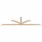 Ekena Millwork Richland Smooth Timber Gable Bracket, Douglas Fir, 108"W x 22"H x 1 1/2"D x 3 1/2"F, 5/12 Pitch GBW108X22X0204RIC00SDF - alternate 1
